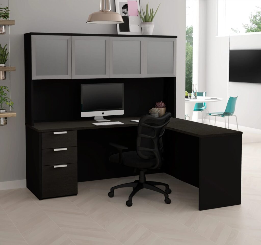 Executive Office Desk with Hutch
